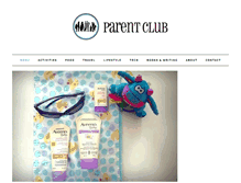 Tablet Screenshot of parentclub.ca